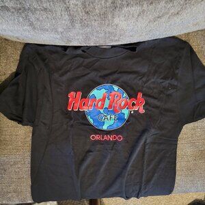 Hard Rock Cafe Vintage 90s Orlando Black T-Shirt Save The Planet
